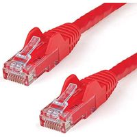 5M CAT6 RED SNAGLESS GIGABIT ETHERNET RJ45 CBL MALE TO MALE