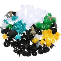 VURAHOME - Clips de fixation automatique 100 pieces voiture mixte panneau de garniture de porte universel rivet pare-chocs clip en plastique Clips de retenue de voiture accessoires de voiture pour tou