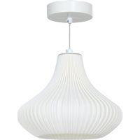 Lámpara de Techo LED Moderna Ø20,5x17,5 cm con Pantalla de Impresión 3D Luz Cálida de 3000K para Salón Dormitorio Cocina