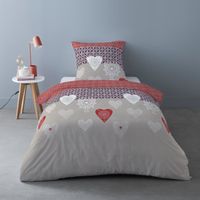 Housse de couette Flanelle 140x200 NATY + 1 taie