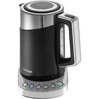 Concept - Wasserkocher, Volumen 1,7 l, mit Temperaturregelung, 2200 W, schwarz rk3171
