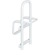 Wenko – Marchepied d'accès baignoire antidérapant 150 kg – Aluminium et polyamide – Dimensions 24,5x52,5x23cm – Installation rapide