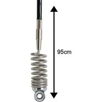 Sirio antenas New Delta 27 m-95 Antena CB de vehículos, Inoxidable/Negro