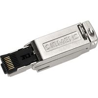 Siemens IE FC RJ45 Plug 180 4x2, Conector RJ45 con tecnología de conexión FC, 1 ud., 6GK19011BB112AA0