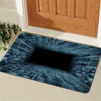 3D Optical Illusion Rug,Rugs That Look Like a Hole,Visual Illusion Non-Slip Front Doormat,Trap Hole Area Carpet