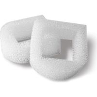QORVA-Filtre en Mousse de Rechange - Fontaines en Céramique, Plastique et Fontaines Drinkwell 360 en Acier, Blanc, 2 Unité