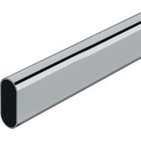 Kleiderstangenstange Stor Planet oval verchromt 200 cm