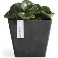 VASO QUADRATO ROTTERDAM NERO 20X20XH17,5CM