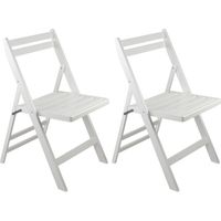 2er-Pack Biano Bambus-Klappstühle aus Holz, 46 x 44 x 78 cm, O91