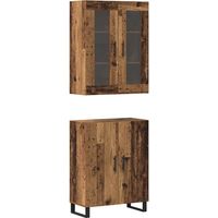 2 pcs Armoires Hauts de rangement - Armoires De Chambre Bois ancien Bois d'ingénierie fr6762 - Maison La Vie