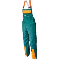 WATEX Schnittschutzlatzhose FJ Des.A,Cl.1,60,grün/orange