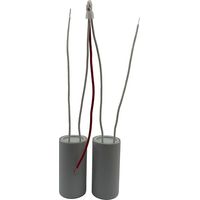 Ducati Energia – Condensateur permanent double capacité 1µF / 2µF 475V – Spécial moteur VMC – Durée de vie 10 000 heures – Assemblage câbles