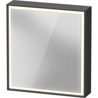 Duravit L-Cube armoire de toilette avec éclairage LED, graphite