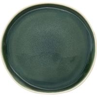 Lot de 6 Assiettes à Dessert en Faïence "Wonja" 21cm Vert