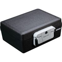 Genie Hand Cassaforte Portatile a Valigetta Cassetta di Sicurezza Ignifuga LFS30 e Impermeabile IPX6 Apertura con Chiave e Serratura B-Class