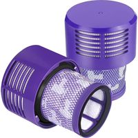 Lot de 2 Filtres de Rechange V10 SV12 Compatible avec Code 969082-01 pour Aspirateurs Dyson