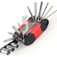 Outil de réparation de vélo pliable 16 en 1, pour vélos de tourisme, VTT, vélos de route, GMX, accessoires professionnels de réparation et d'entretien