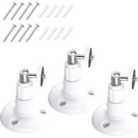 Lot de 3 supports muraux réglables à 360° - Compatible avec Ring Stick Up Cam Pro - Réglable à 360 ° - Pour caméra d'intérieur de 1ère génération