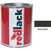 Dose 1L Lack Mehrzweckfarbe – RAL 6009 – Tannengrün – Glanz – für verschiedene Oberflächen – Redlack