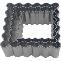 3 Découpoirs / Emporte-pièces Carrés - Biscuits - Patisse