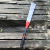 Ryoba 29 cm japanische Säge, doppelseitige japanische Zimmermannssäge, Zugsäge aus Kohlenstoffstahl für Holz- und Kunststoffbearbeitung, Holzsäge mit austauschbarem Sägeblatt