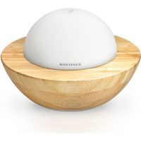 Diffusore di Aromi Soehnle Modena, Forma Tonda in Bamb� e Vetro Satinato Bianco, 68087