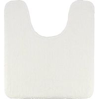 Alfombrilla de baño de microfibra 45x50 cm refuerzo de látex - blanco - Tendance