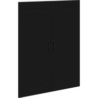 Meuble mural de cuisine,Armoire de cuisine Noir 80 x 31 x 100 cm Bois d'ingénierie CFW18375