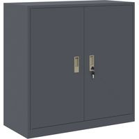 Armoire De Chambre - Armoire de rangement Anthracite 90 x 40 x 90 cm Acier fr7309 - Maison La Vie