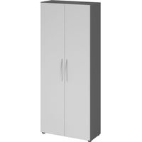 bümö basic Aktenschrank - 5 Ordnerhöhen Graphit/Grau