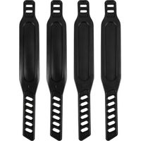 2 Paires Sangles de Pédale Vélo Réglables, Sangles Universelles pour Home Trainer et Vélo de Fitness, Accessoires Pédales avec Maintien Aantidérapant