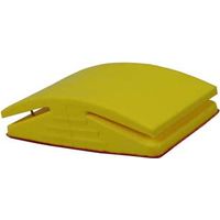 Tampon en caoutchouc pour papier abrasif avec fixation manuelle et velcro - mm.125x70 PG 339.72