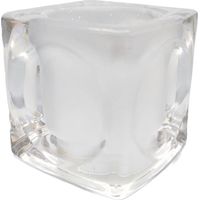 CUBO Glasschirm 7x7cm Öffnung 3cm matt
