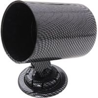 Applicable Carbon Fiber 2" 52mm Heavy Duty Universal Single Hole Dash Dashboard Car Auto Motor Gauge Pod Mount Holder