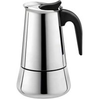 CafetièRe Espresso,CuisinièRe CafetièRe,Espresso Pot Machine à Café,Italienne 100Ml en Acier Inoxydable