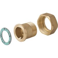 CODOLO CON CALOTTA E GUARNIZIONE IN OTTONE GIALLO 1/2""M x 3/4""F