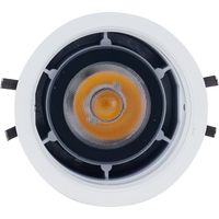 SECOM Runde LED-Einbauleuchte 8W 800lm IP44 Ø7,2x5,9cm 3000K Weiß 50000H