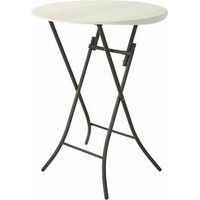 Lifetime Aktive Mesa Alta Plegable 84 cm Color Crema