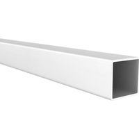 Profil de tube carré Fabriqué en aluminium Finition anodisée mate Mesures 20201000mm Longueur du profil 1 mètre Épaisseur 1 mm 1 unité