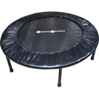 Fitness-Trampolin - faltbar - ⌀ 101x22,5 cm - schwarz