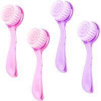 Lot de 4 brosses nettoyantes pour le visage, brosses exfoliantes pour le démaquillage et le soin de la peau