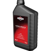 Briggs & Stratton – Huile moteur 4T SAE30 2L – Réduit la consommation d'huile – Améliore la combustion – Prolonge la durée de vie du moteur