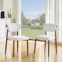 Juego de mesa y sillas de comedor confeccionado con ropa de cama (2 piezas), silla de cocina tapizada sin reposamuñecas, silla de comedor moderna con respaldos curvos.