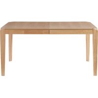 Miliboo – Table extensible rectangulaire en bois clair 150-180 cm – Système d'allonge papillon – 4 à 6 couverts – Pieds en hévéa massif