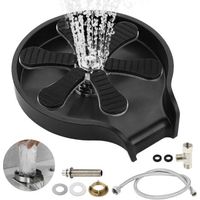 Macchina per il risciacquo del vetro in acciaio inox per lavelli, accessori per il lavaggio del vetro ad alta pressione per lavelli da cucina, bar, ristoranti e caffetterie.