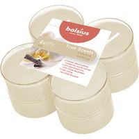 Velas perfumadas Bolsius Maxi Light 8 piezas True Scents Vainilla
