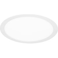 Easy circular downlight redondo con luz led blanco cálido 3000K Ø300 en color blanco