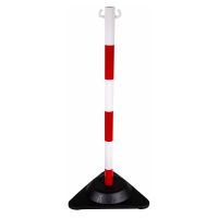 Poste de señalización desmontable, dimensiones 90 cm de altura