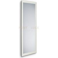 SONJA SPECCHIO DA PARETE CON CORNICE LAVORATA CON GANCI X INSTALLAZIONE ORIZZONTALE E VERTICALE 50X150CM BIANCO