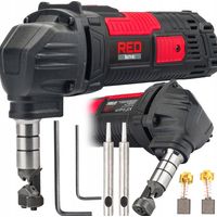 Cisaille électrique pour tôles 1600 W avec 2 poinçons et matrice